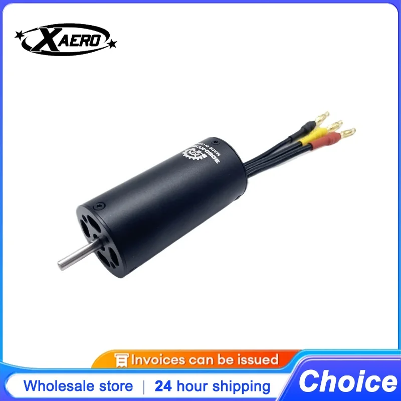 

3060 Inrunner Brushless Motor for RC Airplane EDF Jet Fixed Wing 3S-6S 1200KV High Torque Waterproof Motor with Heat Sink