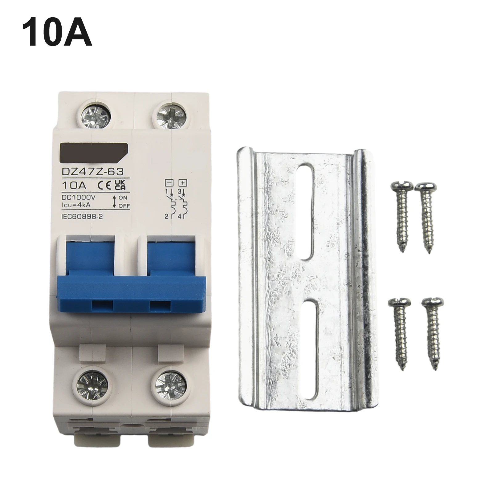 Easy to Control and Isolate Electrical Circuits with DC Miniature Circuit Breaker 2 Pole 1000V 32 Amp Isolator Switch