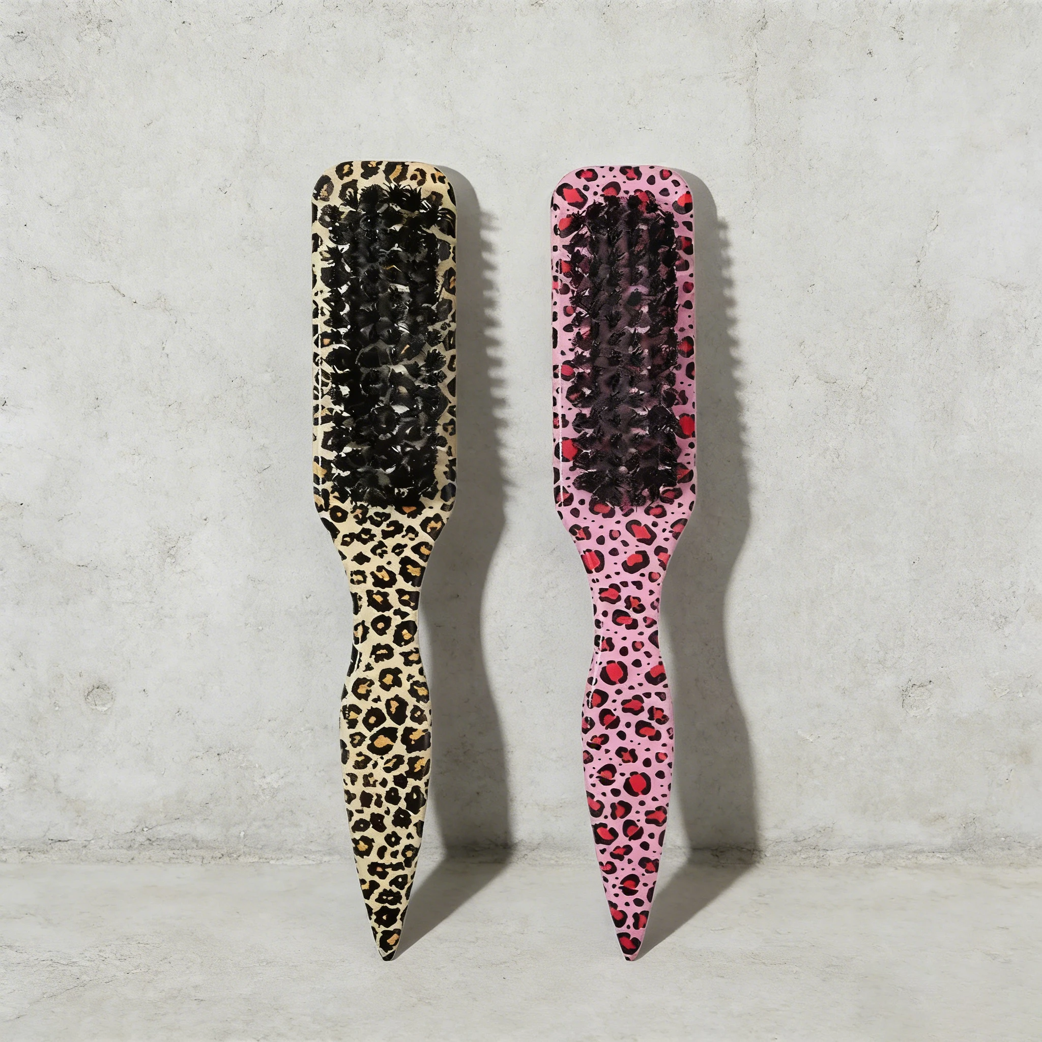 Mixed Color Hair Brush Set, 2pcs Styling Brushes