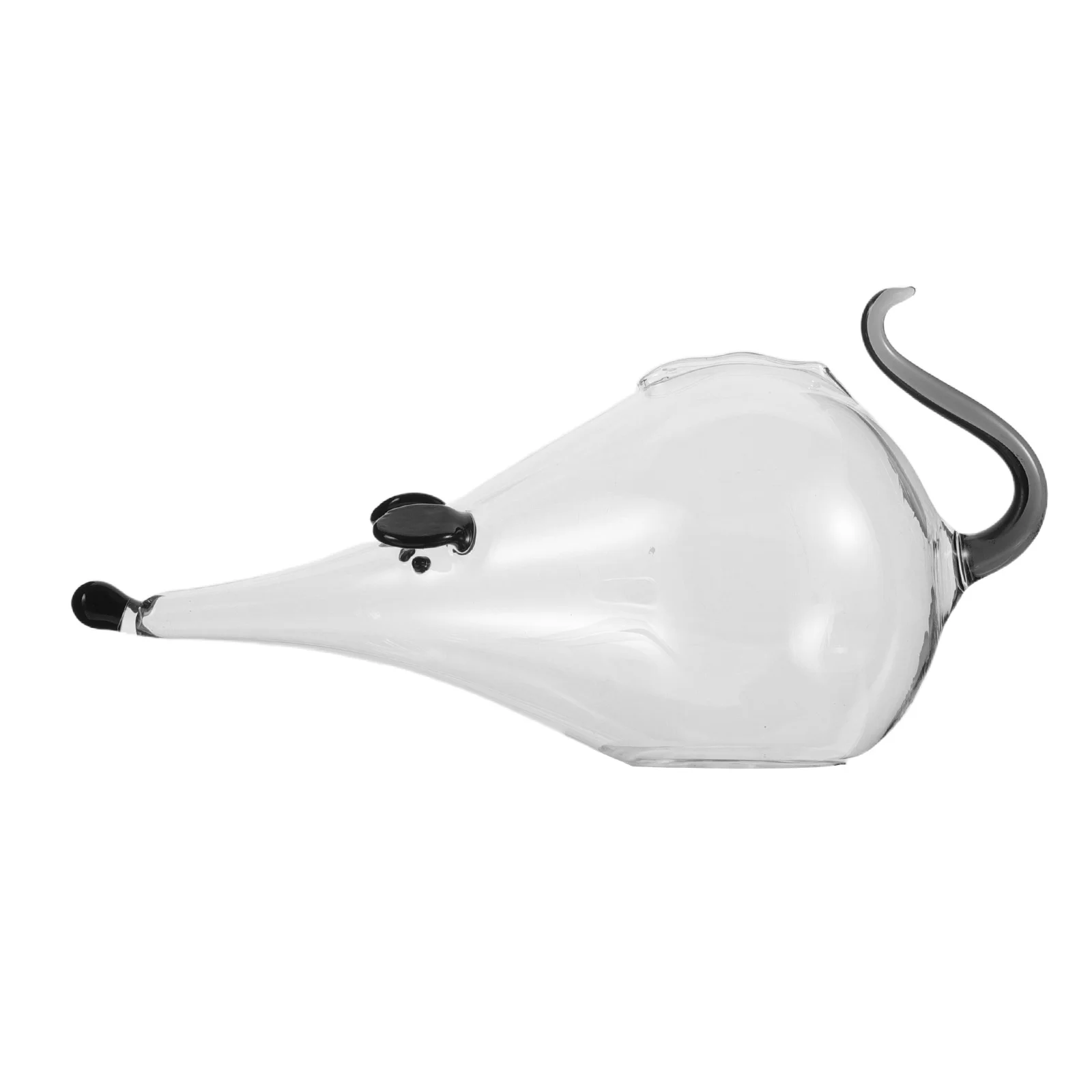 

Mouse Shape Clear Glass Money Jar Transparent Coin Bank for Office Home Savings Pot Mouse Piggy Bank Glass Money Box
