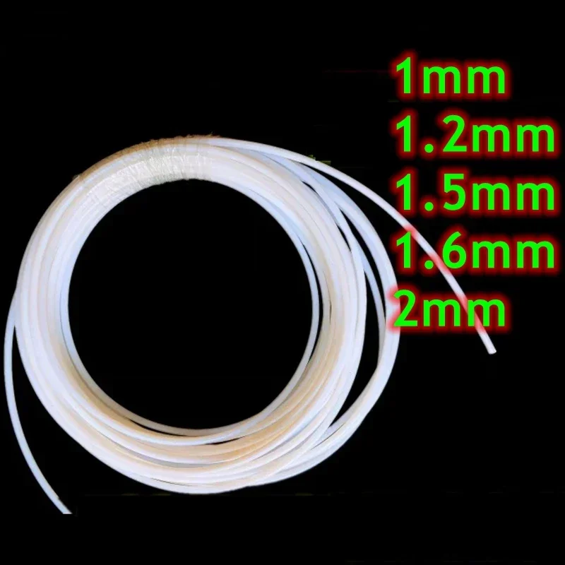 1mm 1.2mm 1.5mm 1.6mm Ptfe rod polytef bar tetrafluoroethylene wire perfluoroethylene spray cloth seal strip Ptfe rope ETFE line