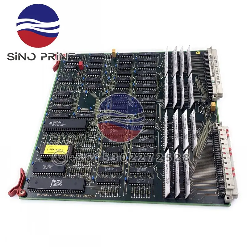 00.785.0133 Flat Module SEK SW 0387 00.781.2522 Printed Circuit Board SEK For Heidelberg Printing Machinery Parts