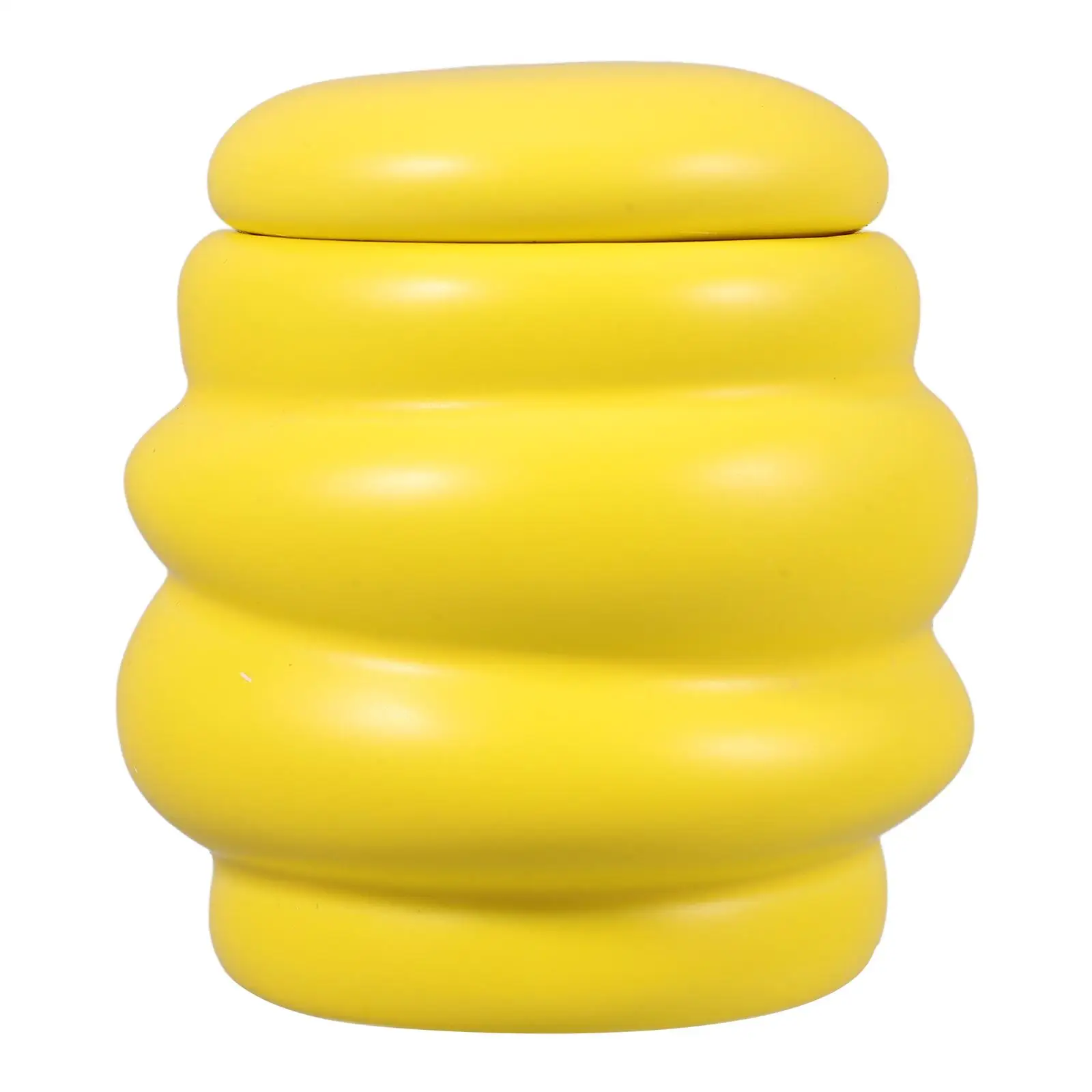 

Ceramic 300ml Storage Container Kitchen Office Food Candy Tea Snacks Sealed Lid Durability