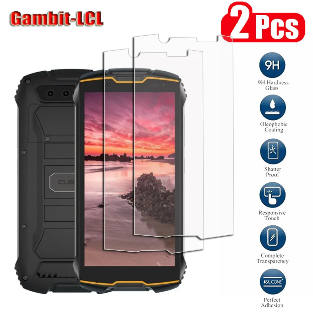 2 szt. 9H HD ochronne szkło hartowane dla Cubot King Kong Mini2 4 "KingKong Mini ochraniacz ekranu telefonu pokrywa ochronna