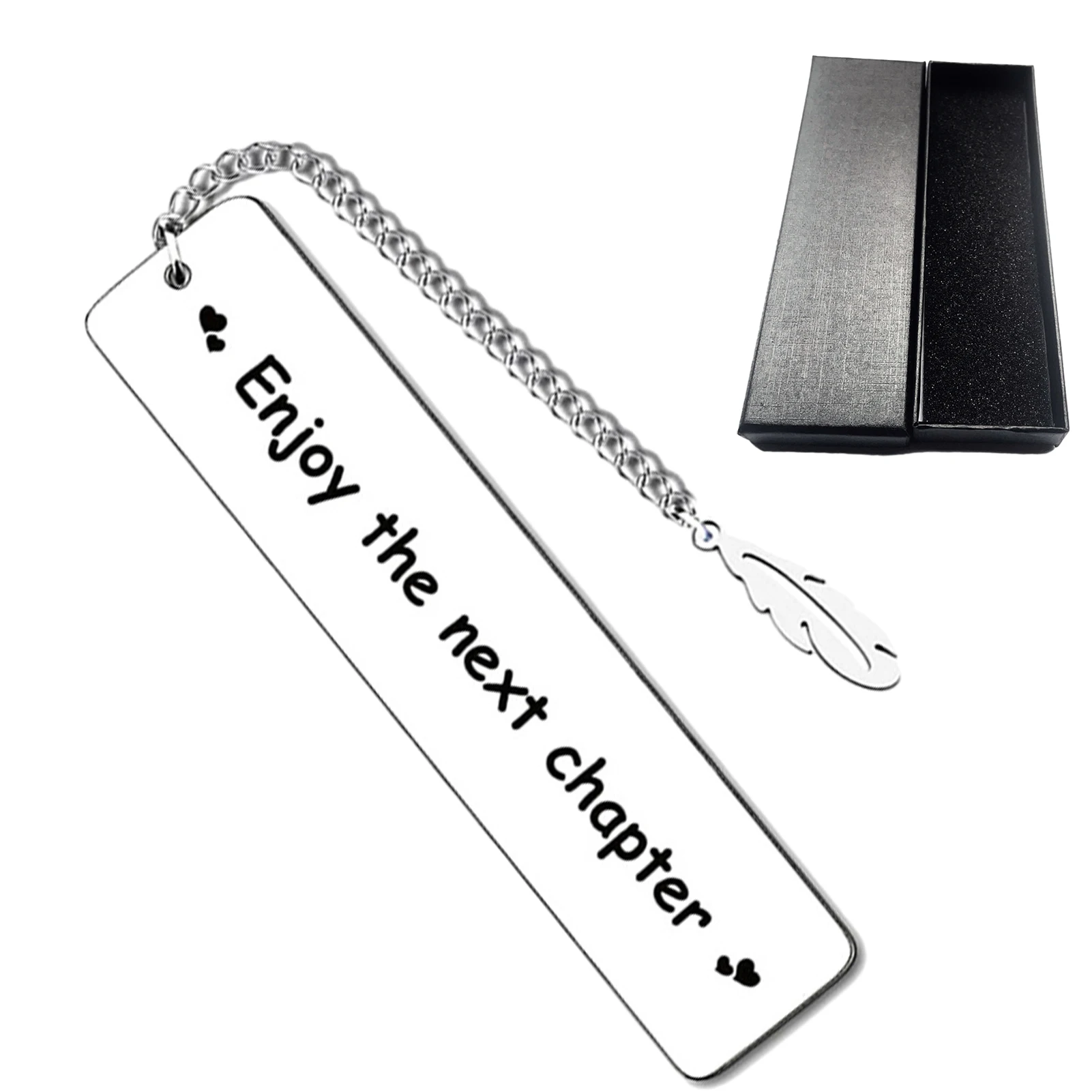 Teacher Metal Bookmark Enjoy The  Chapter Happy Retirement Gifts Christmas With Chain Nurse Coworker Leaving For Book Lovers