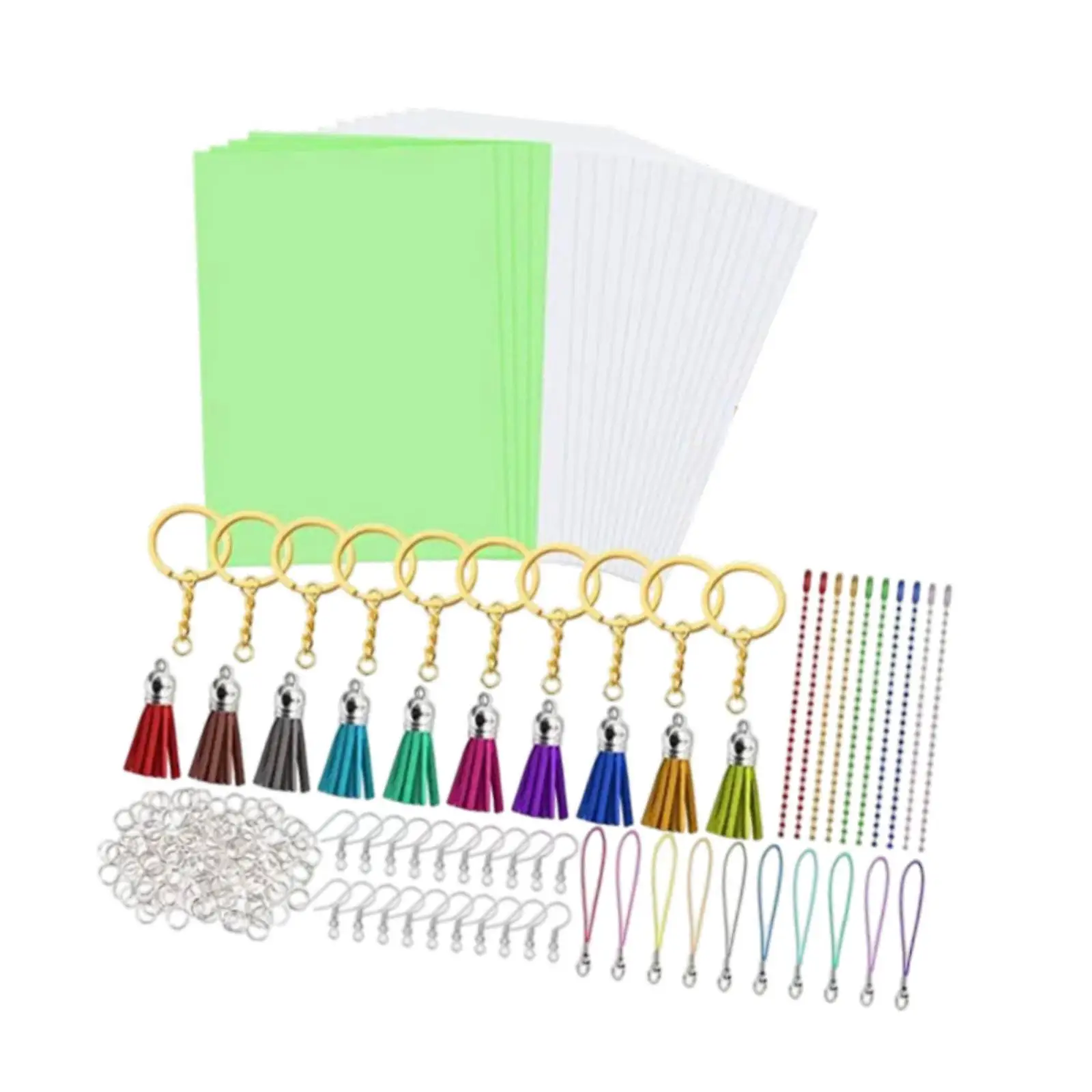 

20 Pieces Heat Shrinkable Sheet Materials Ornament Shrink Film Papers for Presents Scrapbook Jewelry Making Mother Day Birthday