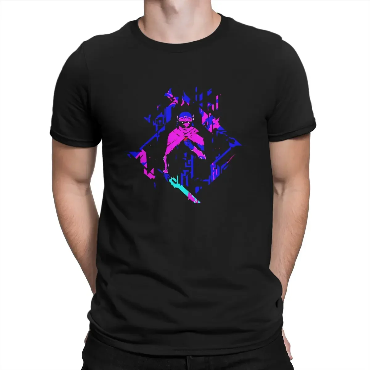 Hyper Light Drifter Newest TShirt for Men Hyper light Round Collar Basic T Shirt Distinctive Gift Clothes Tops