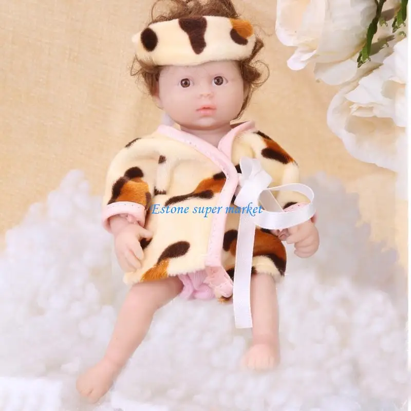 090B 6 ''ชีวิตเหมือนตุ๊กตา Reborns ของเล่นรูปปฏิสัมพันธ์ FullBody ซิลิโคนทารกตุ๊กตาสาวที่ดูจริงพร้อมขาที่สามารถเคลื่อนย้ายได้