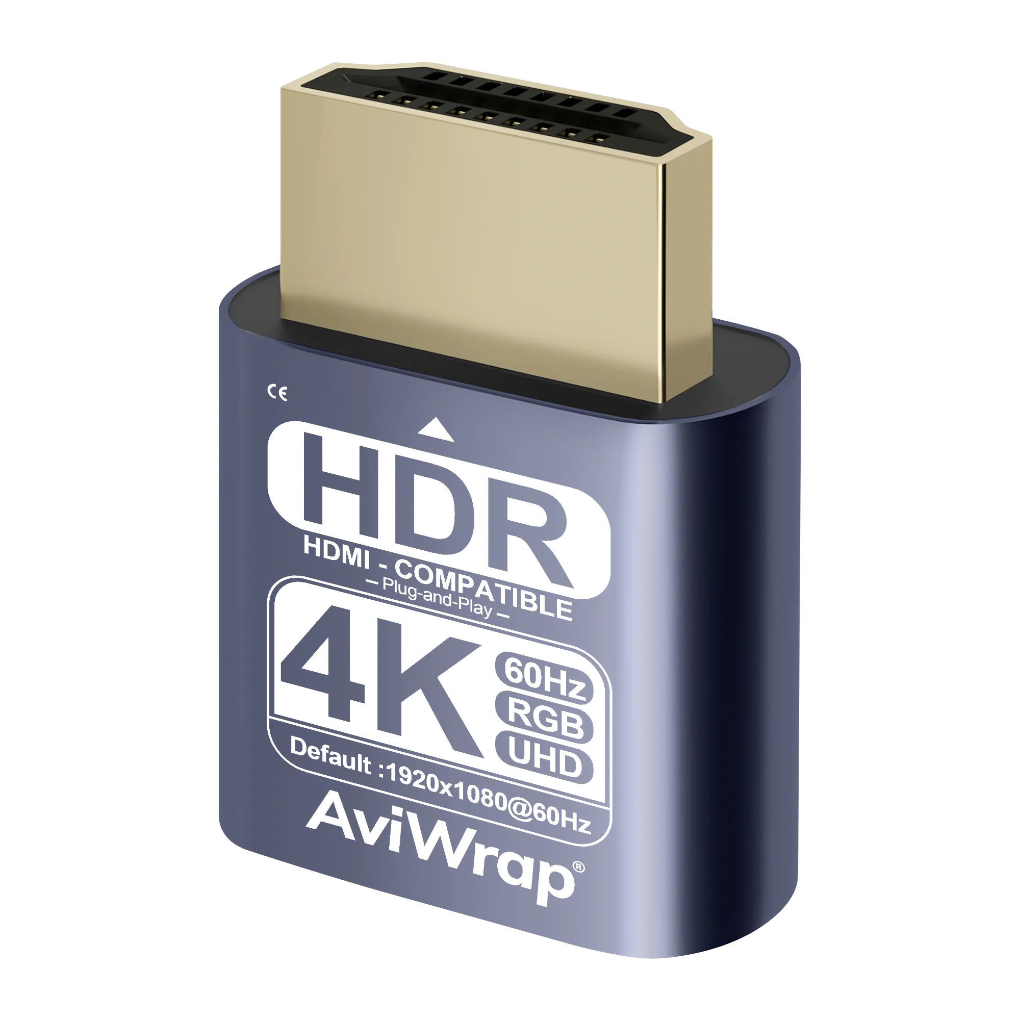 ‌HDMI Dummy Plug,HDR EDID Emulator,Headless Virtual Display for Remote Desktop & GPU,4K/1440p/1080p@60Hz Multi-Res‌
