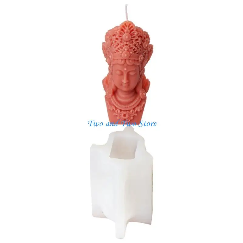 

HX6F Buddhas Silicone Mold Scented Making DIYs Cake Chocolate Mold Decors