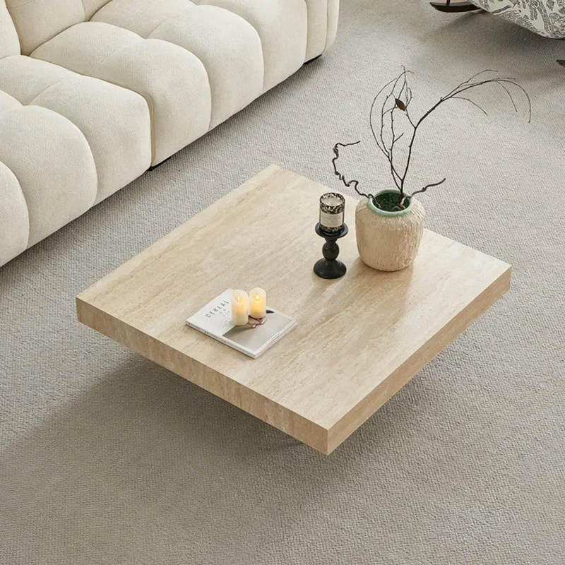 Coffee table living room household minimalist small apartment floating square