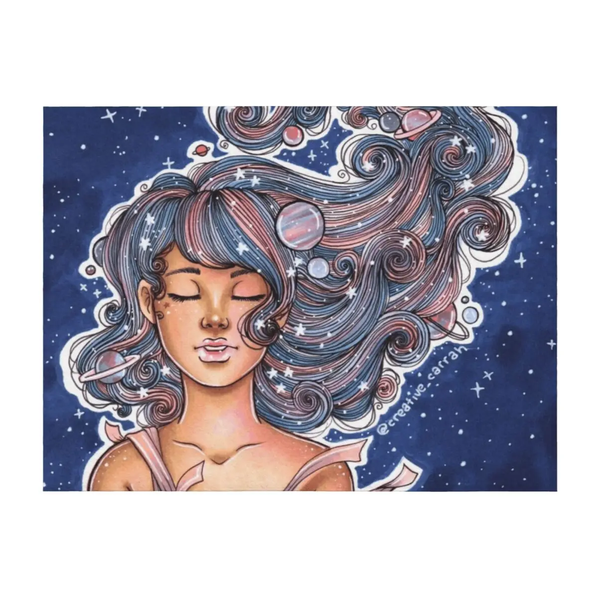 

Milky Galaxy Throw Blanket Thins blankets and throws anime Sofa Quilt Blankets