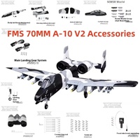 Fms 70mm A-10 V2 Complete Set Of Accessories Including Fuselage, Main Wings, Vertical Tail, Flat Tail, Landing Gear Assembly,