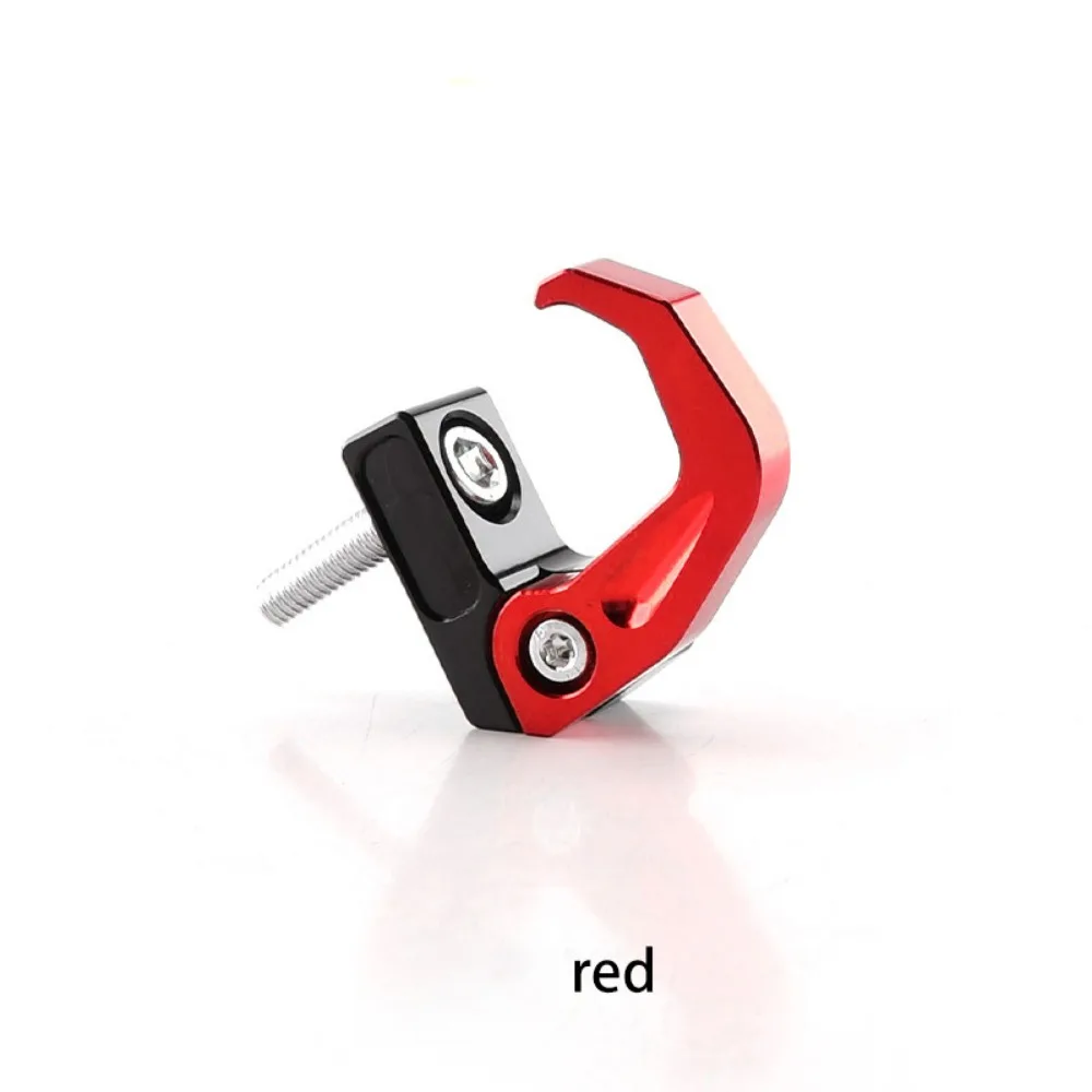 

Sturdy Aluminum Alloy CNC Foldable Hook Universal Mount High Load-bearing Helmet Holder Motorcycle Handlebar Hook Scooters