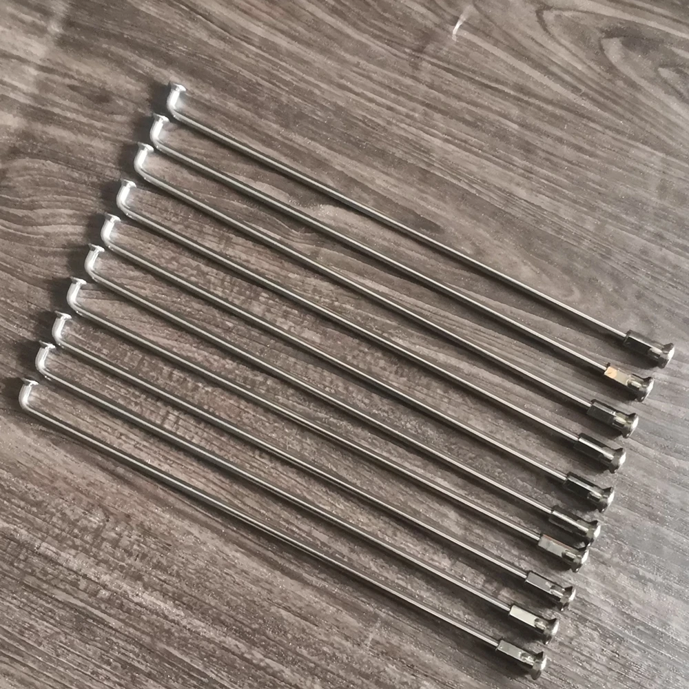 10pcs/lot Motorcycle Off-road motorcycle 9G stainless steel spoke steel wire thick 3.5 length 80-305mm