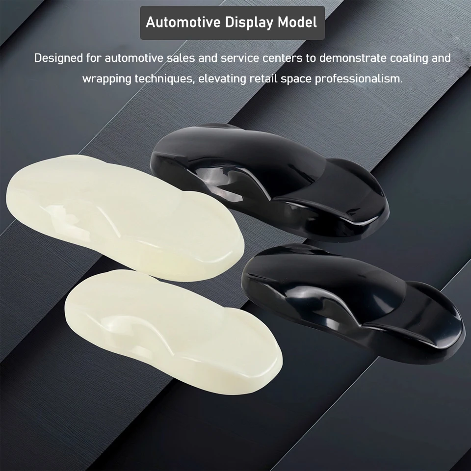 Tarjeta de exhibición de modelos de coches 3D ABS Speed Shape para Plastidip y Hydro Dipping, muestra de color para vinilos y películas de revestimiento MX-179Z