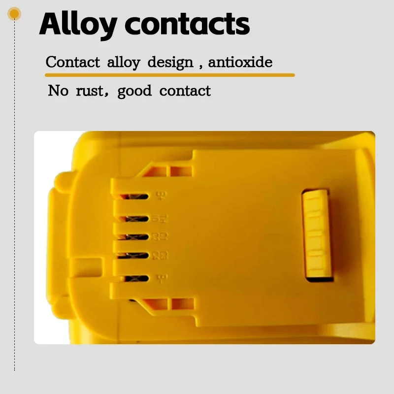 Baterie Dewalt 20V 18000mAh Lithium-iontová náhradní baterie pro Dewalt DCB184 DCB200 DCB182 DCB180 DCB181 DCB182 DCB201 - náhled 4