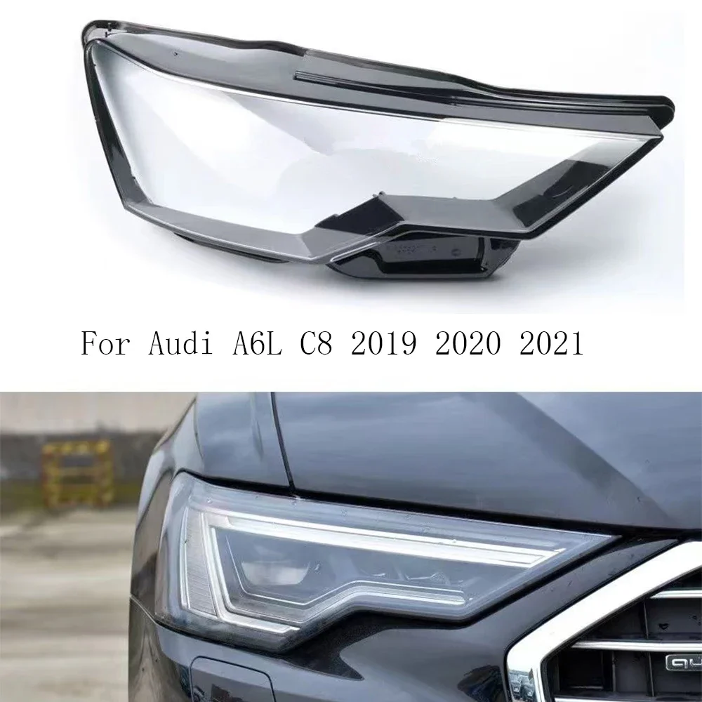 

Transparent Lampshade Headlamp Cover Lens Headlight Lamp Shell Plexiglass For Audi A6 A6L C8 2019 2020 2021