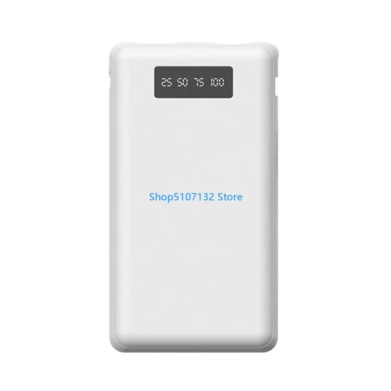 87HD DIY 2x21700 Battery Power Banks Case Solderless Design Built In Digital Screen Overcurrent Protections ABS Material