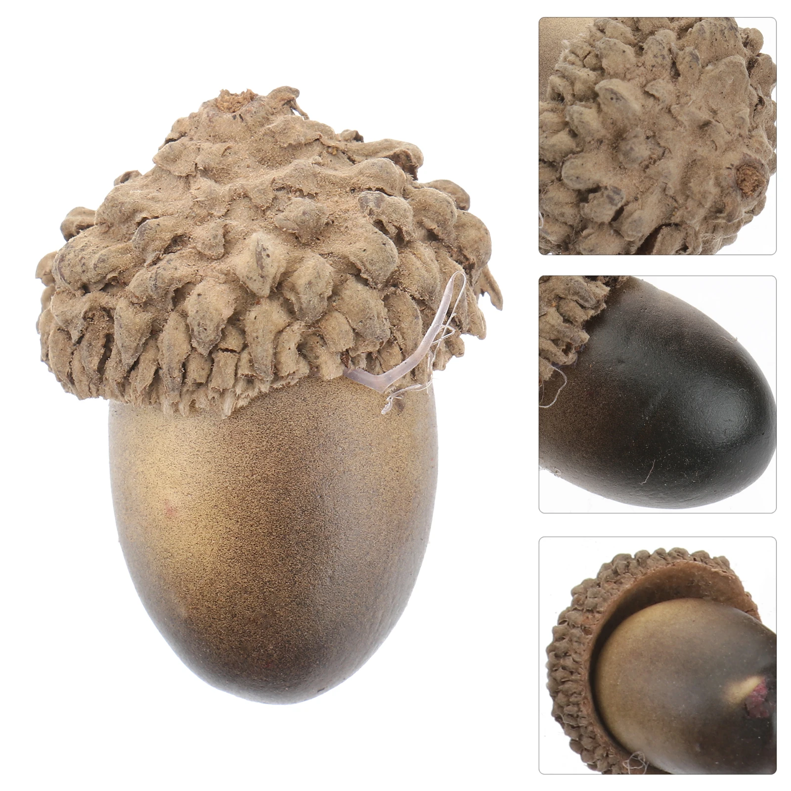 

Little Simulated Acorn Props Fall Decor Artificial Nuts Bulk Christmas Decorations