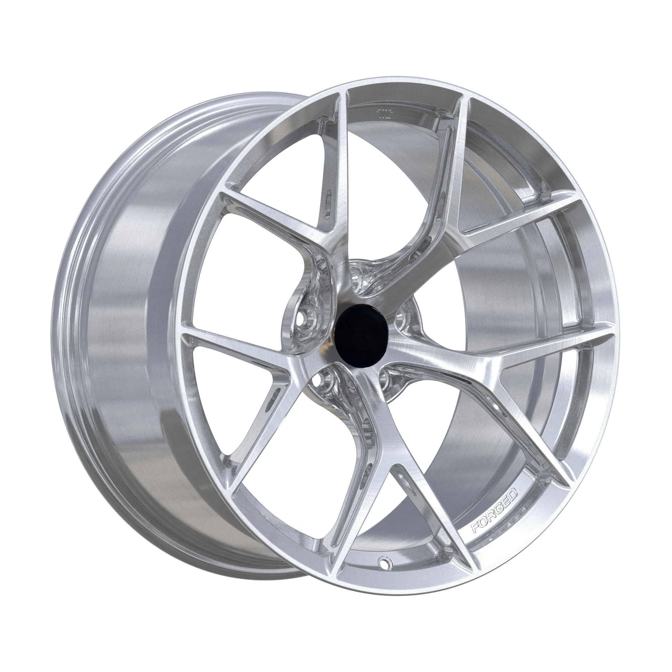 

Customized 6061T6 FIR Ria Rid Sport Style Ultra Lightweight Alloy Car Wheels New 16-24 Inch Forged 5 Brushed Polished Spoke High