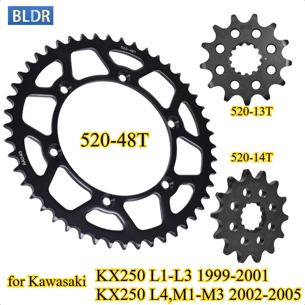 pignon-avant-et-arriere-de-moto-520-13t-14t-48t-pour-kawasaki-kx250-l1-l3-1999-2001-kx250-l4-m1-m3-2002-2005