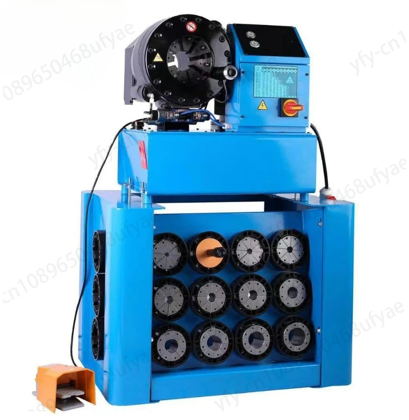 DX68 DX69 factory Automatic 1/4-2'' P32 P20 hydraulic hose  Pipe pressing tool crimper Excavator Hose crimping Machine