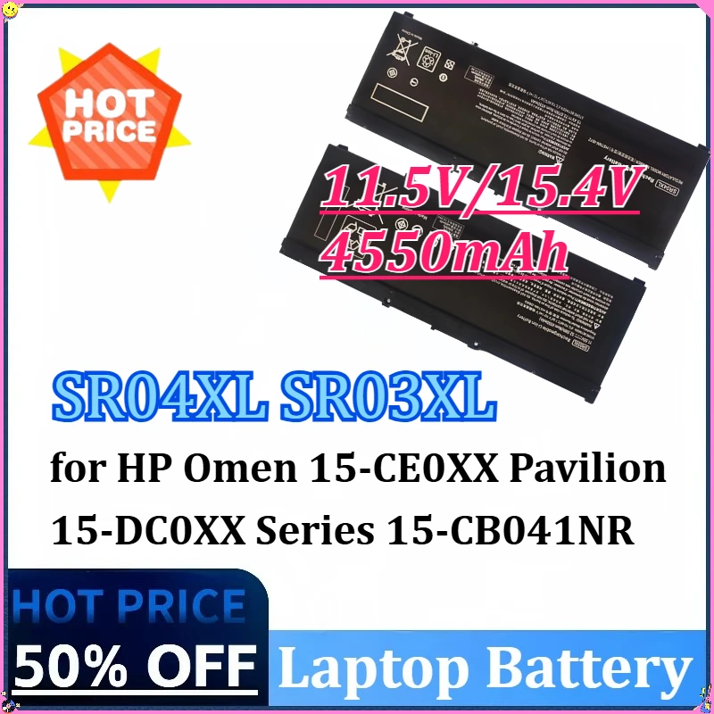 新しい-115v-154v-4550mah-sr04xl-sr03xl-ノートパソコンのバッテリー-hp-omen-15-ce0xx15-ce015dx-pavili15-cb041nr-15-ce009la1-5-dc0xx-シリーズ用