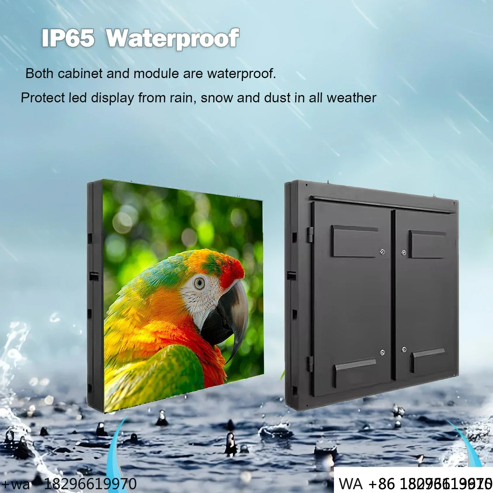 

Outdoor P10 Fixed LED Display Full Color Facade Signage for Malls Airports & Rental