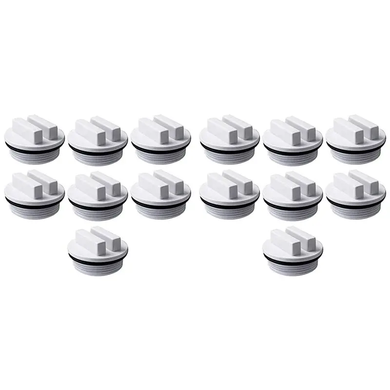 

【TRAVEL ESSENTIAL】14 Pcs 1.5 Inch Threaded Pool Spa Return Winterizing Filter Drain Plug With O-Ring For Winterizing Pools Durin