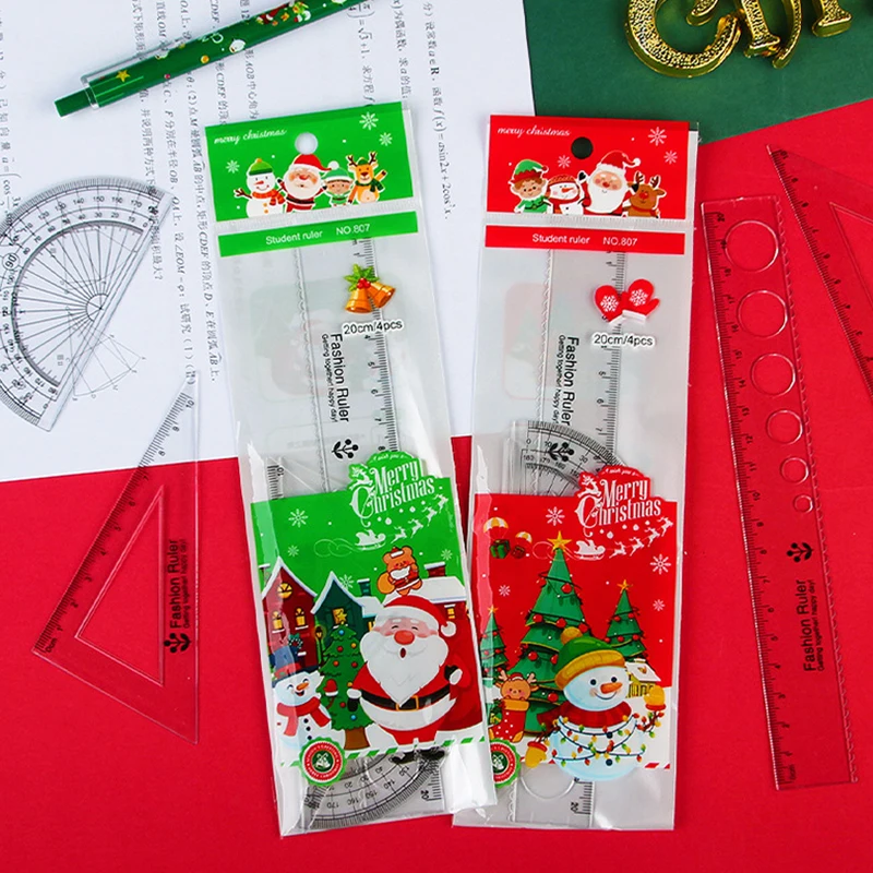 Линейка с рисунком, треугольная, подарки для детей, для школы