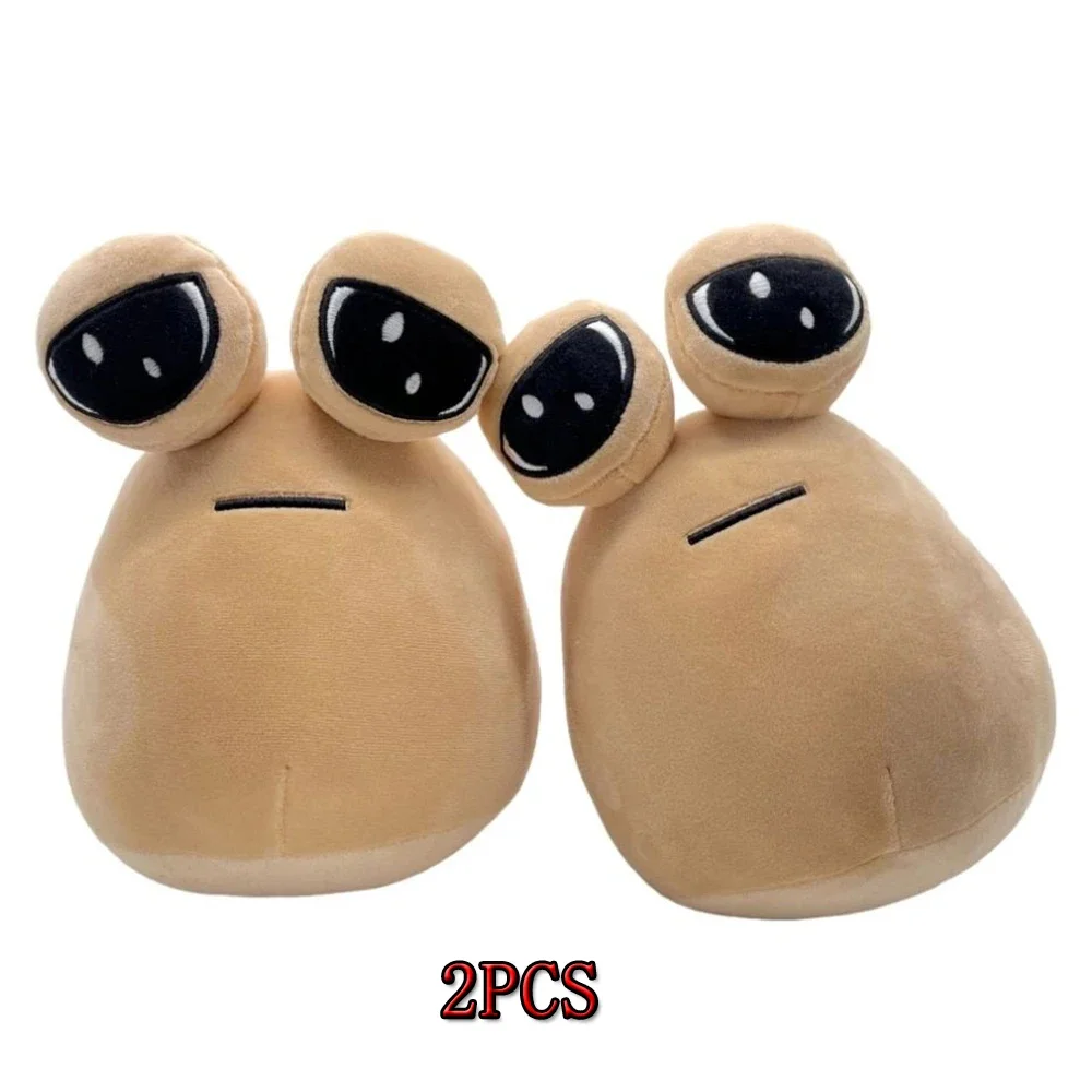 22cm Hot Game My Pet Alien Pou Plush Toy Furdiburb Emotion Alien Plushie Stuffed Animal Pou Doll Birthday Christmas Gift