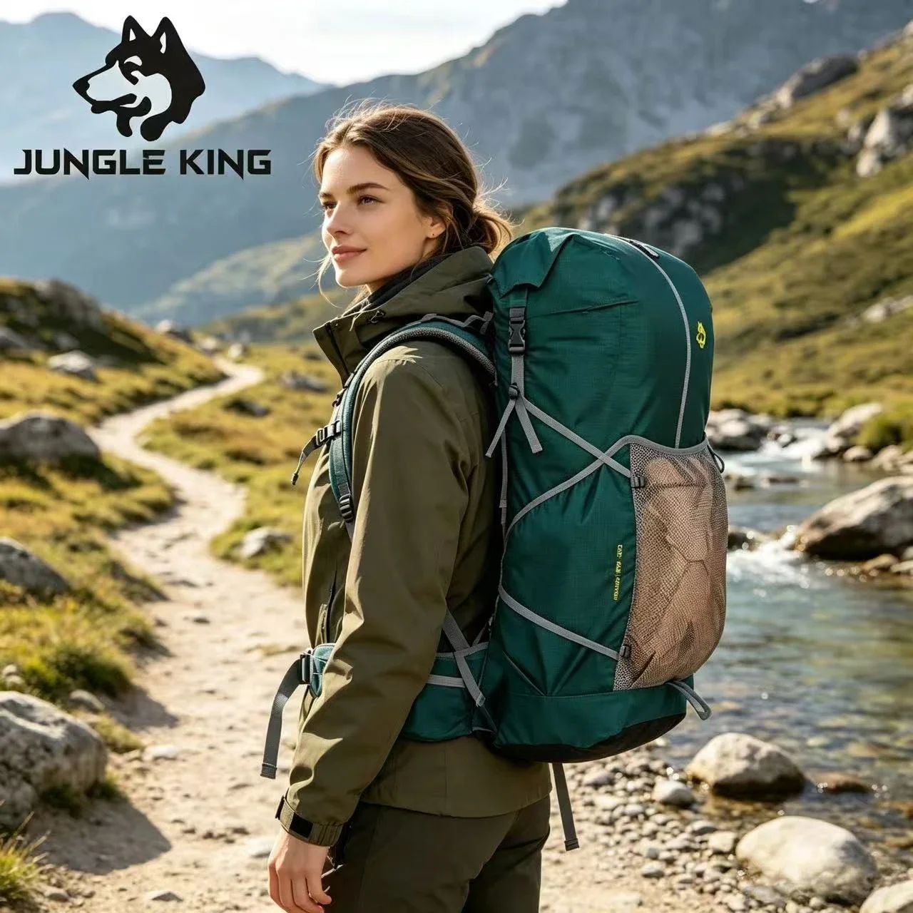 2026 65L Camping Backpack Large Capacity Rainproof Travel Bag Ultralight Ergonomic Trekking Bag Hiking Backpack With Rain Cover