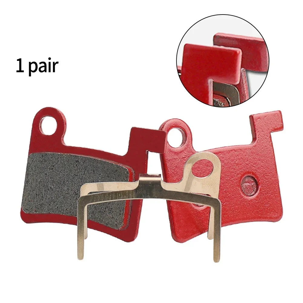 

High Quality Brand New Outdoor Disc Brake Pads 44.5*35mm Red Heavy Off-road Oil Disc Brakes Mountain Bicycle Parts