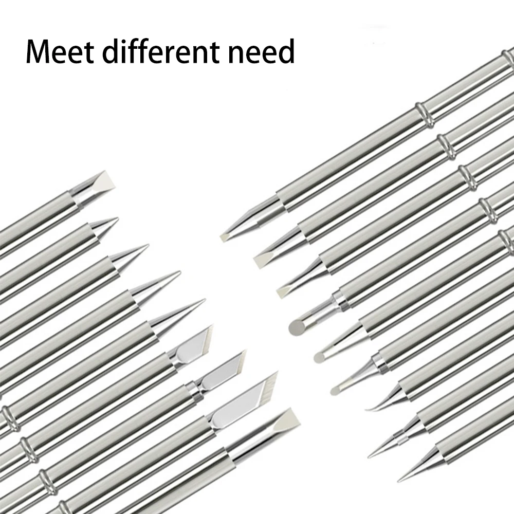 10 Stuks T12 Elektrische Koperen Soldeerbout Tips T12-K Bc1 Ils Bcf2 D16 Kf Voor Hakko Fx951 Diy Laskop Soldeerstation Kits