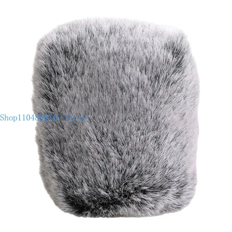 652F Replacement Windscreen for Lewitt LCT 240 Microphones Windshield Artificial Furs Wind Muffs Wind Screen Cover