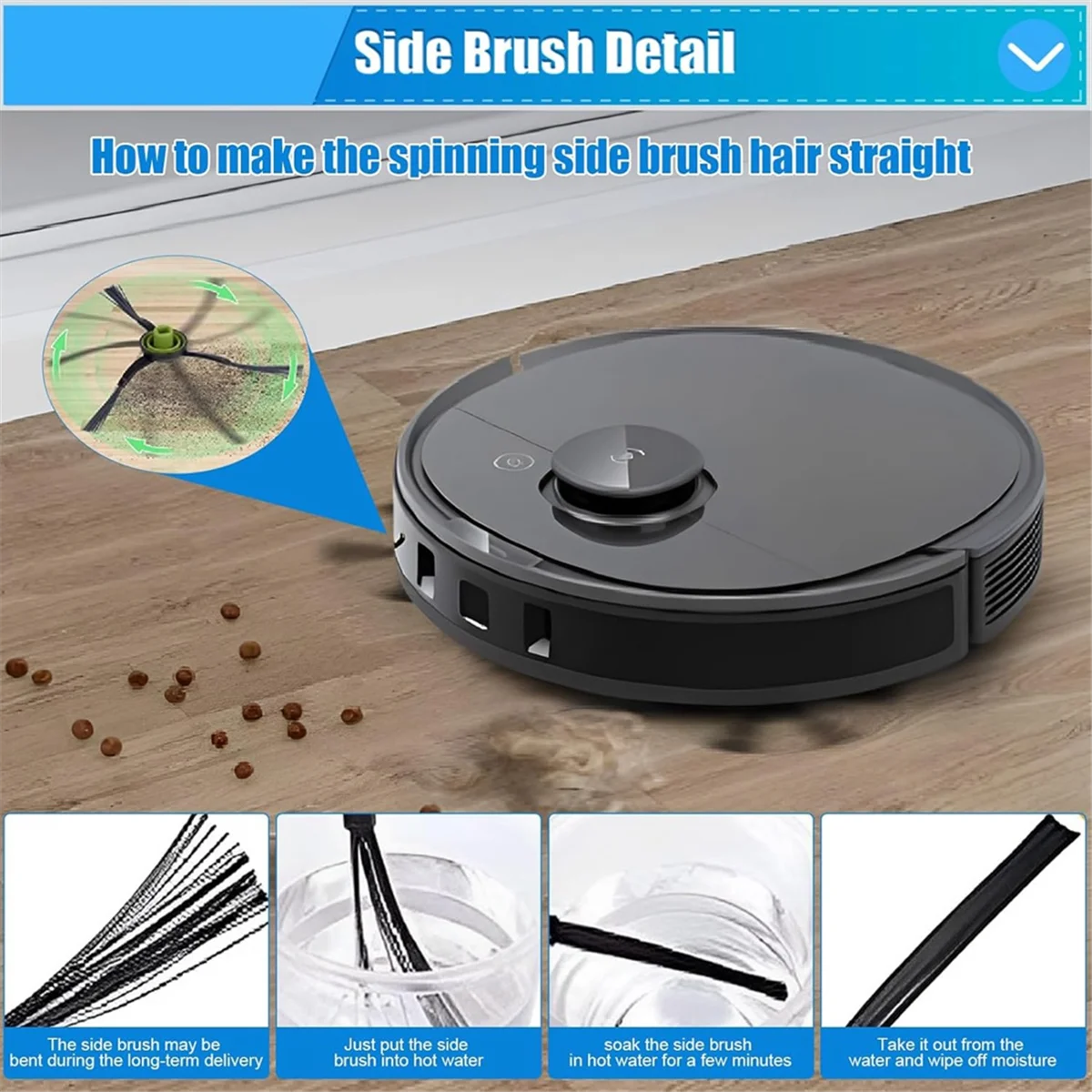 Accesorios para aspiradoras Deebot T9 T8 N8 Robot aspirador Cepillo Lateral cepillo principal accesorios de filtro