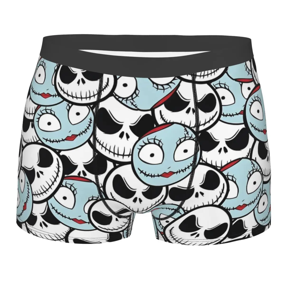 

Крутые боксеры Джека Скеллингтона на заказ, шорты, мужские трусы, дышащие трусы «Кошмар перед Рождеством», нижнее белье