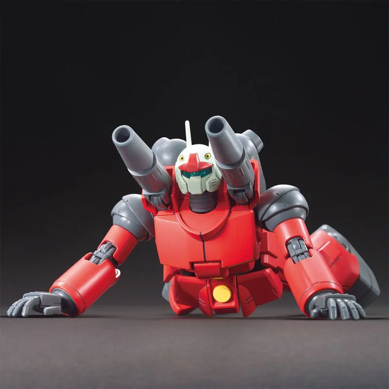 Bandai Genuine HG Guncannon RX-77-2 1/144 Anime Action Figure Assembly Model Toys Collectible Model Ornaments Gifts For Children