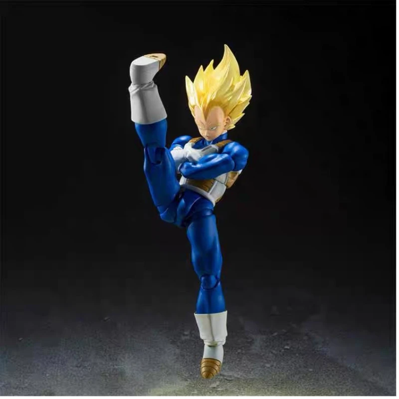 Brand new original spot Bandai SHF Dragon Ball Super Vegeta Animation Figures Assembled Models Action Figures Collectibles