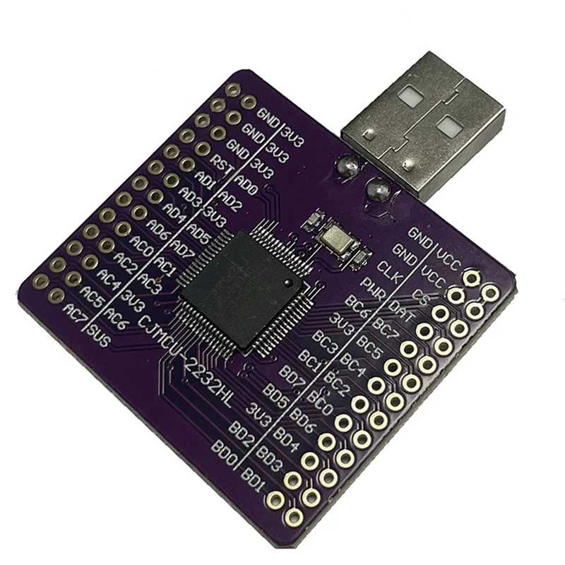 【마지막 기회!】FT2232HL USB MCU UART/FIFO 모듈-SPI,I2C/JTAG RS232 2232 듀얼 채널 고속으로 전환