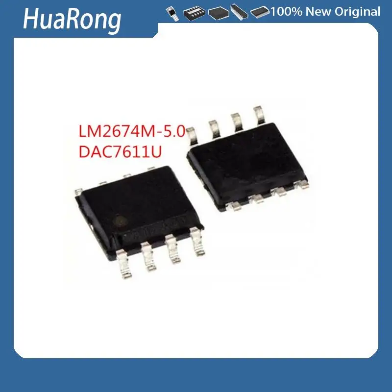 

10 шт./лот LM2674 LM2674M-5.0 2674M-5.0 2674M5.0 DAC7611U DAC7611 SOP8