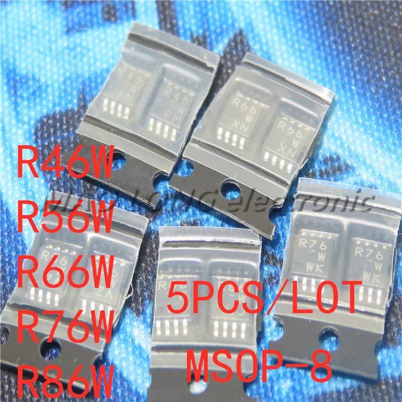 5PCS/LOT  R46W R56W R66W R76W R86W R46 R56 R66 R76 R86 SMD MSOP-8 Storage IC   New In Stock Original Quality 100%