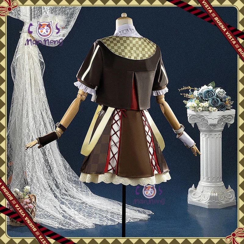 Derby Gelsweet Lolita Cosplay Costume, Robe, Gants, Chaussettes, Bague, Ensemble de Cheveux, Costume de ixde Noël, Jolis Uniformes pour Bol, Puerto Vista, Gagner ou Perdre