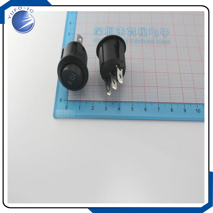 2PCS/LOT  22 mm 3 foot round button switch switch round switch three feet