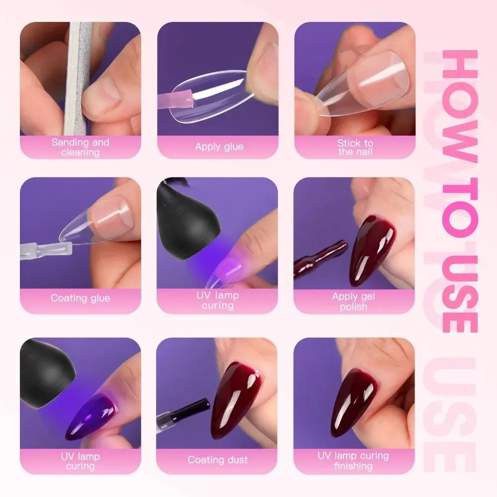 Gooseneck secador de unhas luz secagem rápida portátil led lâmpada do prego flexível ajustável mini uv luz secador gel polonês