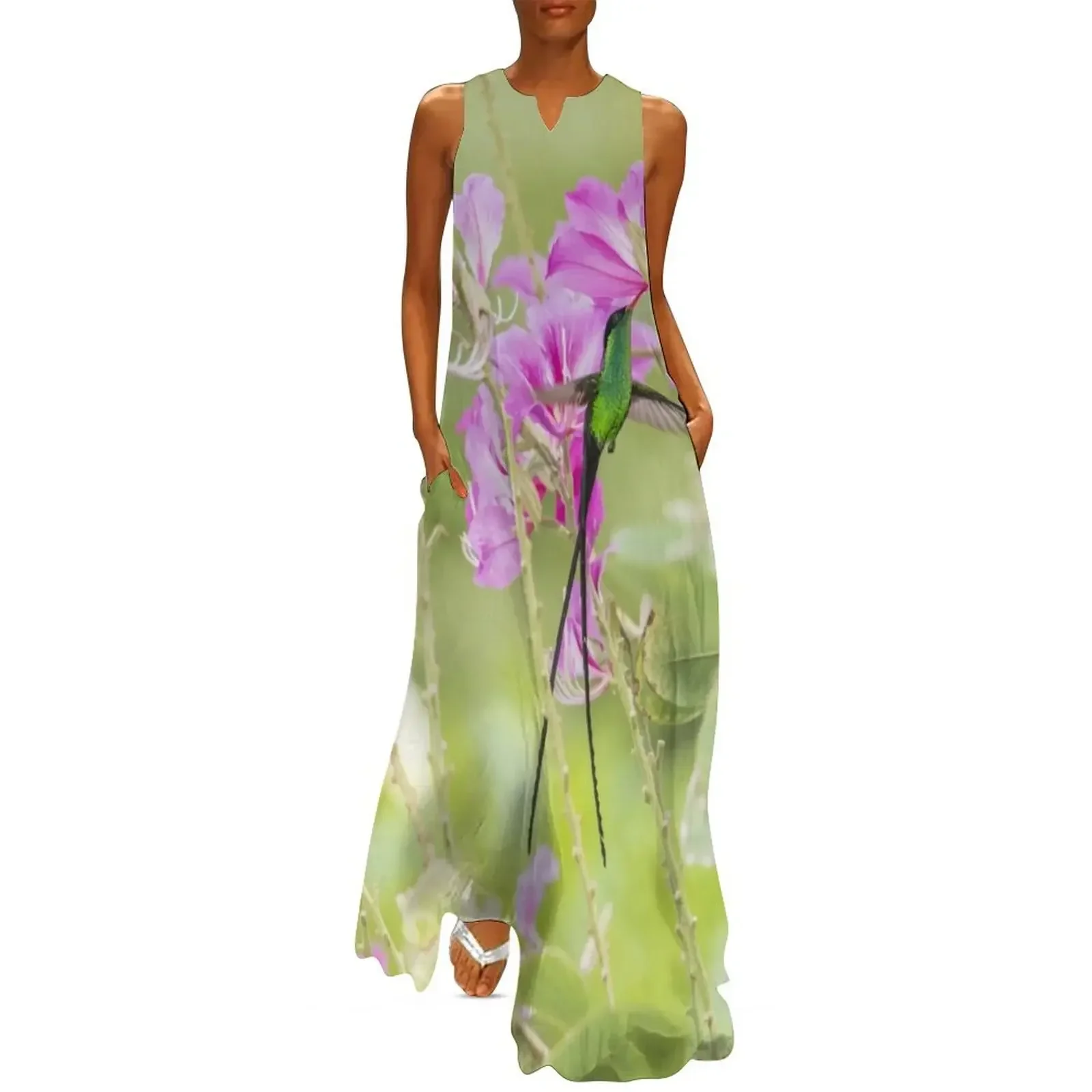 

Sipping nectar - Doctor Bird Long Dress Party dresses Woman dresses elegant chic wedding evening dresses Dress woman Dress