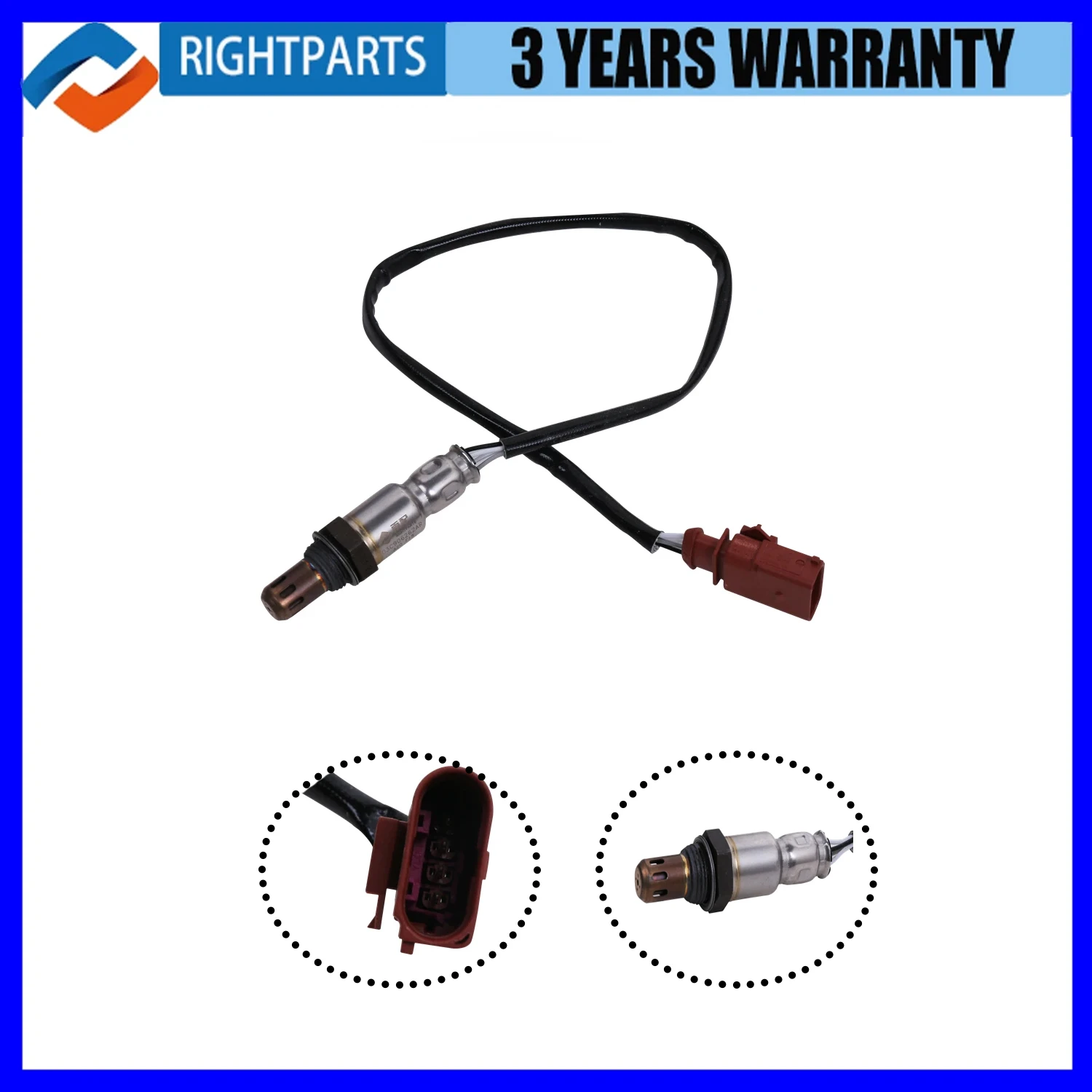 RIGHTPARTS 03C906262AR Oxygen Sensor Fit For VW LAVIDA NEW PASSAT TOURAN TIGUAN SKODA SUPERB OCTAVIA 1.4T UPSTREAM FRONT Lambda