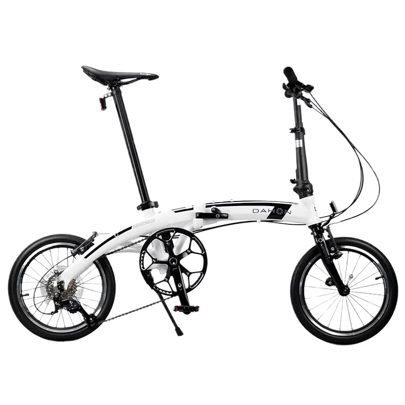 

16 inch mini ultra light aluminum alloy 9-speed folding bicycle for adult students men's and women's bicycles only 9.8kg