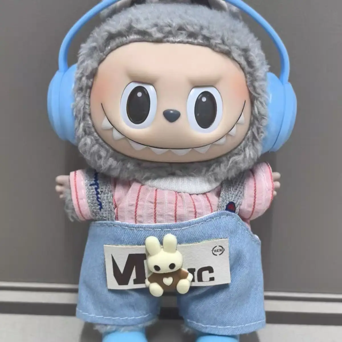 

Аксессуары «сделай сам» для обуви labubu V1 V2 без линз, очки, стильный пластиковый комплект для наушников, плюшевая кукла, украшение, подарок на день рождения